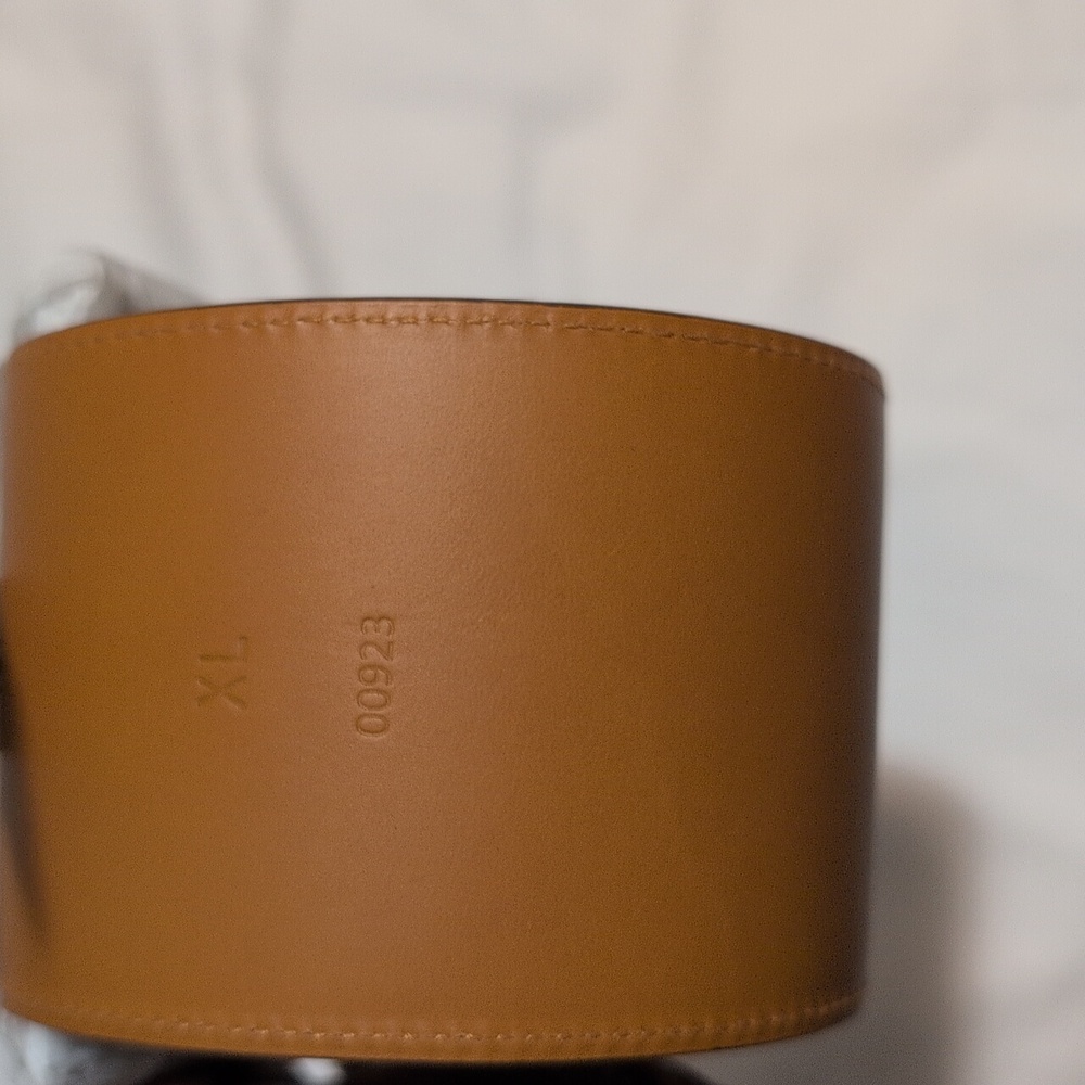 Ralph Lauren Tan Leather Belt with Sturdy Buckle XL Size. - Picture 8 of 8